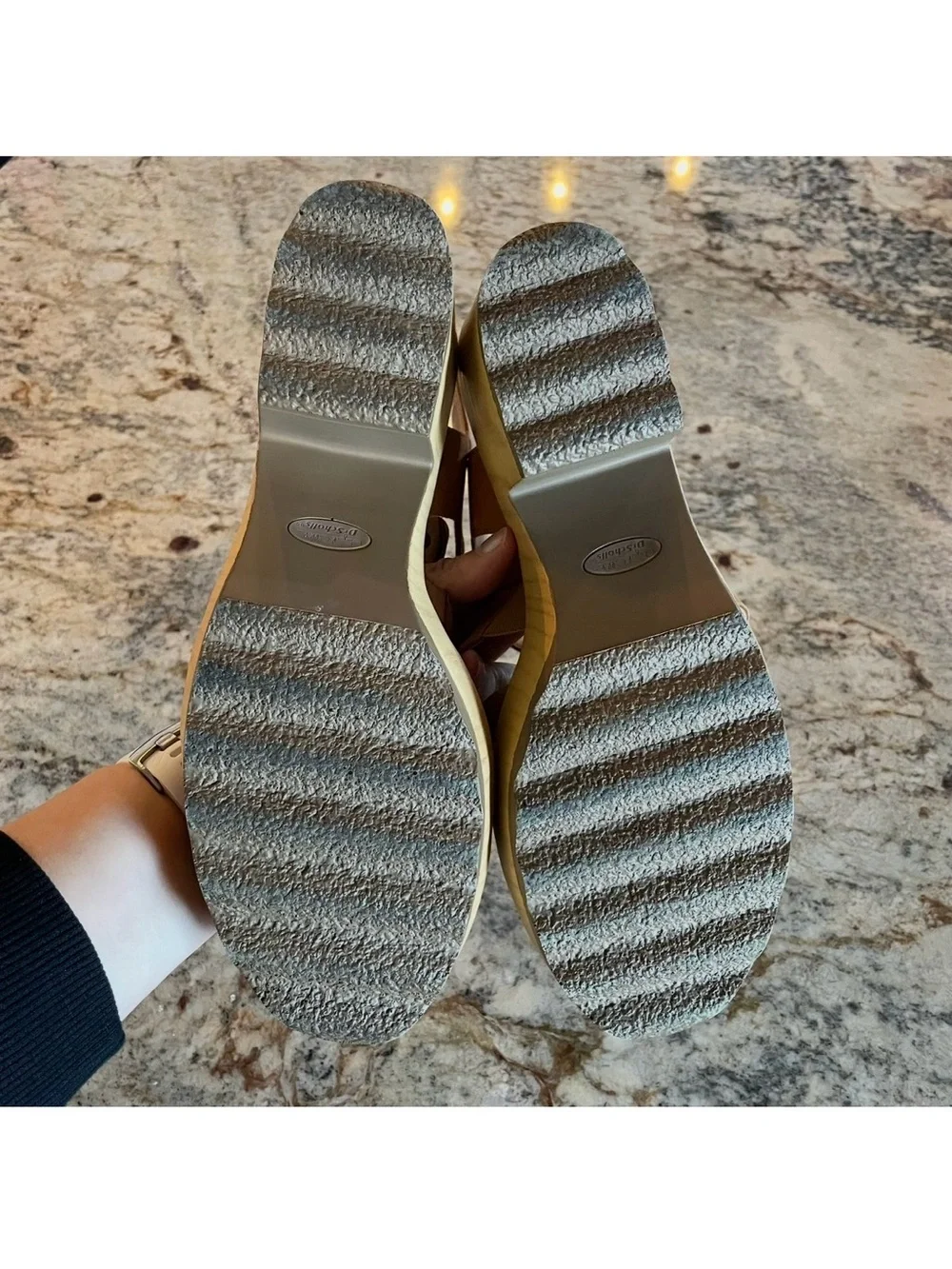Dr. Scholl's Want It All Platform Sandals Tan Size 8.5